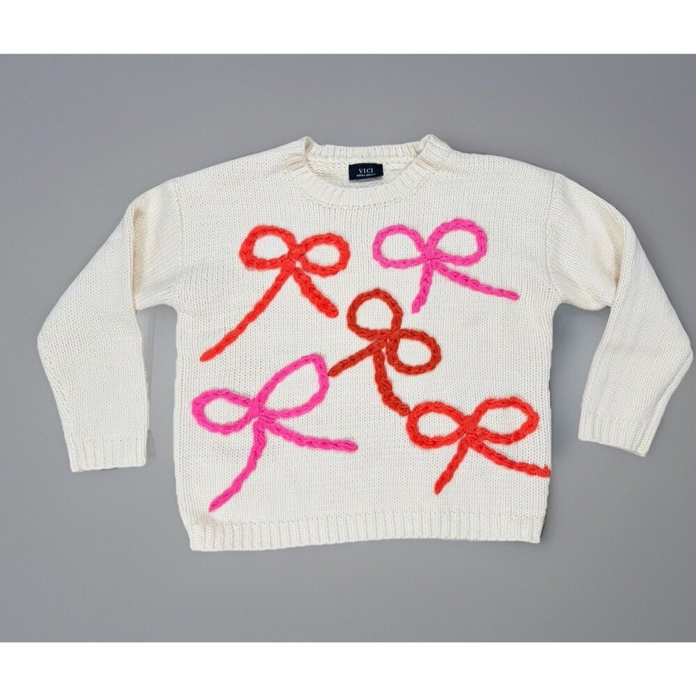VICI Tied With Love Bow Knit Sweater Women’s XS